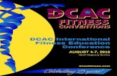 DCAC International Fitness Education Conferencedcacfitness.com/wp-content/uploads/DCAC-2016-BROCHURE-2.pdf · DCAC International Fitness Education Conference AUGUST 4-7, ... 4 Peak