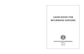 HAND BOOK FOR RETURNING  · PDF filehand book for returning officers state election commission , kerala 2015