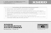 Science, Test 2 - · PDF fileXSEED Summative Assessment – Test 2 © XSEED Education Science | Grade 6 3 2. Read the items in the box and answer the question. Note: You can write