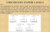 CHEMISTRY PAPER 3 4541/3 - asiskl.orgasiskl.org/v4/wp-content/uploads/2014/07/ACE-KIMIA-B.pdf · CHEMISTRY PAPER 3 4541/3 Q1 An experiment is carried out to study the relationship