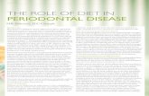 THE ROLE OF DIET IN PERIODONTAL DISEASE - · PDF file18 DENTAL HEALTH THE ROLE OF DIET IN PERIODONTAL DISEASE MR Milward, ILC Chapple CLINICAL Introduction Periodontitis is a ubiquitous
