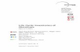 08 Life Cycle Inventories of Chemicals · PDF fileLife Cycle Inventories of Chemicals Data v2.0 (2007) Hans-Jörg Althaus, Roland Hischier, Maggie Osses ... ammonium bicarbonate, at