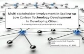 Multi stakeholder Involvement in Scaling-up Low Carbon ...eri-kawasaki.jp/english/wp-content/uploads/2015/02/S2-4_Sudarmanto... · Multi stakeholder Involvement in Scaling-up Low
