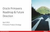 Oracle Primavera Roadmap & Future Direction (BSC... · Acumen Fuse One point Sciforma PSNext PDware Planta Planisware SAP Artemis IBM Maximo Prometheus Click Software Viziya ABB Ventyx