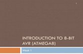 Introduction TO 8-BIT AVR (ATmeGA8) - Concordia Universityusers.encs.concordia.ca/~eceweb/capstone/Hardware/docs/Tutrial_390… · OVERVIEW Atmega8 Power Supply Requirements 7805