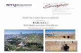 PRESENTS ISRAEL - New York · PDF fileWithin the cemetery is Yad Vashem, Museum, Israel’s official memorial to the Jewish victims of the Holocaust. The new Hall of Remembrance is