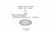 Microsoft Word - By Laws of The Tax Assessor Collectors ... Web viewThis is to certify that the foregoing Constitution and Code of By-Laws of the Tax Assessor-Collectors Association