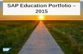 SAP Education Portfolio 2015 - sapvod.edgesuite.netsapvod.edgesuite.net/rueducationwebinars/2015/pdfs/Ed Port.pdf · SAP Fiori – Администрирование SAPX11 SAP Simple