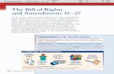 The Bill of Rights and Amendments 11–27 OF RIGHTS.pdf · The Bill of Rights MAIN IDEA The Bill of Rights protects citizens from government interference. WHY IT MATTERS NOW Issues
