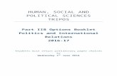 Part IIB Options Booklet - Department of Politics and ... Web viewHUMAN, SOCIAL AND POLITICAL SCIENCES TRIPOS. Part IIB Options Booklet. Politics and International Relations. 2016-17.