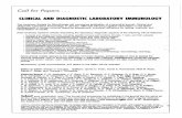 Call for Papers - Infection and Immunityiai.asm.org/content/61/11/local/admin.pdf · Call forPapers. . . CLINICAL ANDDIAGNOSTIC LABORATORYIMMUNOLOGY TheAmerican Societyfor Microbiology