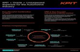 KPIT Oracle Solutions For Automotive Industry Web · PDF fileKPIT Oracle Based Solutions for the ... deployment and implementation by KPIT. WMS All-in-One simplifies life for ... KPIT