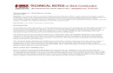 Technical Notes 31 - Brick Masonry Arches Abstract ... notes/tn31.pdf · Technical Notes 31 - Brick Masonry Arches January 1995 Abstract: The masonry arch is one of the oldest structural