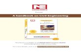 A handbook on Civil Engineering - · PDF fileCivil Engineering IES, GATE, PSUs ... A handbook on Civil Engineering. Civil Engineering A Handbook on For Contains well illustrated formulae