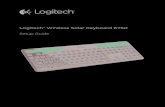 Logitech® Wireless Solar Keyboard K750 · PDF fileLogitech Wireless Solar Keyboard K750 4 English Reading the Light-check LED • Light-check LED flashes green. The K750 is receiving