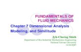 FUNDAMENTALS OF FLUID MECHANICS Chapter 7 · PDF fileFUNDAMENTALS OF FLUID MECHANICS Chapter 7 Dimensional Analysis Modeling, and Similitude ... variables should have dimensions that