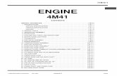ENGINE Workshop Manual 4M41 - mitsubishilinks.commitsubishilinks.com/fsm/pajero_fsm_printed-2000_engine_4M41-32... · 4M41 ENGINE - General Information 11B-0-3 GENERAL INFORMATION