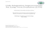 Link Adaptation Improvements for Long Term Evolution …833491/FULLTEXT01.pdf · Link Adaptation Improvements for Long Term Evolution ... Downlink - Avg. cell throughput, ... RB Resource