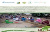 Regional conference on Forest and Farm Producer ... · PDF fileforest communities (U Tint Swe, Director TRDD, Forestry Department) ... Timber (facilitator: Dr. Tint Lwin Thaung, Executive