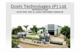 INTRODUCTION ELECTRIC ARC & LADLE REFINING · PDF filebsrm iron & steel mills, chittagong, bangladesh ... steels ltd, paonta sahib electric arc furnace 3mt / 1.5 mva 5. list of installations