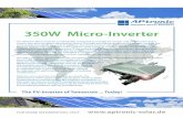 350W Micro-Inverter - Yeditepe · PDF file59505 Bad Sassendorf - Lohne Germany Phone +49 (0) 2927-9194-0 ... 350W Micro-Inverter Eliminating HigH EnErgy lossEs In case of a shadow,