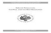 Natural Resources, Conflict, and Conflict Resolution · PDF fileA Study Guide Series on Peace and Conflict For Independent Learners and Classroom Instructors Natural Resources, Conflict,