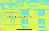 Giorgio Agambenv3.ellieharrison.com/money/profanations.pdf · In Praise of Profanalion The RQm." jurbt,knew p