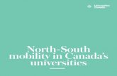 North-South mobility in Canada's universities - · PDF fileInternational student mobility builds a generation of future leaders who are globally engaged, inter-connected and culturally
