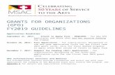 Maryland State Arts Council FY2019 Guid…  · Web viewFull Application – for ... exhibition materials, theater sets, musical scores, ... an orchestra’s mission is produce and