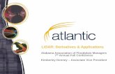 LiDAR: Derivatives & Applications - Alabama Department …adeca.alabama.gov/Divisions/owr/floodplain/NFIP/LiDAR - Derivatives... · LiDAR: Derivatives & Applications ... Market shift