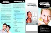 Determine Your Skin Type - · PDF fileKnowing your skin type is absolutely necessary to ensure proper care and treatment of your skin. ... Cleansing Cream DRY SKIN Nourishing cleansing
