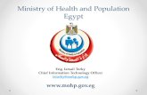 Ministry of Health and Population  · PDF fileMinistry of Health and Population Egypt . ... Key Activities Key Deliverables ... Enterprise Architecture Enterprise Data Model