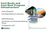Cool Roofs and Cool Roof Program Infrastructure .Cool Roofs and Cool Roof Program Infrastructure ... Presentation Summary ... • A low-sloped roof ...