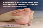 Screening of Newborns for Congenital Hypothyroidism · PDF filescreening of newborns for congenital hypothyroidism guidance for developing programmes international atomic energy agency