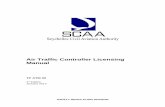 Air Traffic Controller Licensing Manual - SCAAscaa.sc/files/TP ATM 02 - ATCL Manual Amnd 02.pdf · SAFETY REGULATION DIVISION AIR TRAFFIC CONTROLLER LICENSING MANUAL iii 03 Renewal