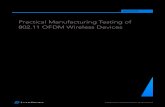 Practical Manufacturing Testing of 802.11 OFDM …litepoint.com/whitepaper/Testing 802.11 OFDM Wireless Devices... · Practical Manufacturing Testing of Bluetooth Wireless Devices