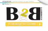 e-commerce A Strategy for Growth · PDF fileConnecting eCommerce and Digital Marketing ... The business upside to B2B e-commerce is ... IMPLEMENTING A SUCCESSFUL B2B E-COMMERCE STRATEGY: