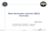 Next Generation Jammer (NGJ) Overview · PDF fileNext Generation Jammer (NGJ) Overview March 2014 March 2014 Unclassified DISTRIBUTION STATEMENT A. Approved ... Mid-band pod missionizationprovides