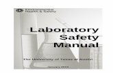 Laboratory Safety Manual · PDF fileLaboratory Safety Manual ... Provides site specific training on laboratory hazards as described in the university’s Hazard Communication Program