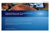 Operational Excellence - SMARTbyGEP · PDF fileOperational Excellence ... and maintains a robust process for incident management, service support, ... effective operational management,