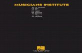 musicians institute - Hal Leonard Corporation · PDF filestyle of Stevie Ray Vaughan, B.B. King, Chuck Berry, ... Musicians Institute Press is the official series of ... by Steve Trovato