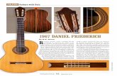 1967 DANIEL FRIEDERICH - Guitar Salon · PDF file1967 DANIEL FRIEDERICH ... the South American virtuoso Turibio Santos. Friederich’s list of clients reads like a who’s who of the