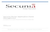 Secunia PSI for Application Patch Management · PDF fileSecunia PSI for Application Patch Management 1 Introduction Secunia PSI Secunia Personal Software Inspector (PSI) is a computer