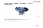 Rosemount 2090F Hygienic Pressure Transmitter1 -14.7 to 30 psi/1.5 psi ... Table 1. Rosemount 2090F Pressure Transmitter Ordering Information ★ The Standard offering represents the
