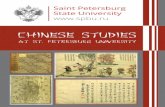CHINESE STUDIES - SPBUenglish.spbu.ru/images/doc/Chinese_studies.pdf · The beginning of Chinese studies and language teaching in Rus-sia dates back to the 18th century when the Russian