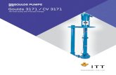 Goulds 3171 / CV 3171 Brochure - Goulds · PDF file2 Goulds 3171 Goulds Model 3171 Vertical Sump and Process Pumps Designed for the Total Range of Industry Services • Capacities