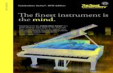 Sampler The finest instrument is the mind. · PDF fileThe finest instrument is the mind. ... Etude in C Minor, op. 32, no. 34 Henri Jéróme Bertini 23 Level 10 Prelude and Fugue in