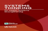 biennal cover for web1 - WHOapps.who.int/iris/bitstream/10665/44204/1/9789241563895_eng.pdf · Systems thinking for health systems strengthening / edited by Don de Savigny and Taghreed