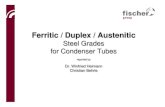 Ferritic Ferritic / Duplex Ferritic / Duplex / Austenitic ... · PDF fileFerritic / Duplex . Duplex / Austenitic Steel Grades . for . ... Corrosion Handbook. Ninth Edition, 2004. TKp.
