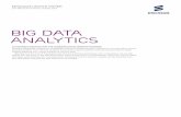 Big data analytics - Ericsson · PDF fileericsson White paper ... Big data analytics. BIG DATA ANALYTICS • INTRODUCTION 2 Introduction People, devices and networks are constantly